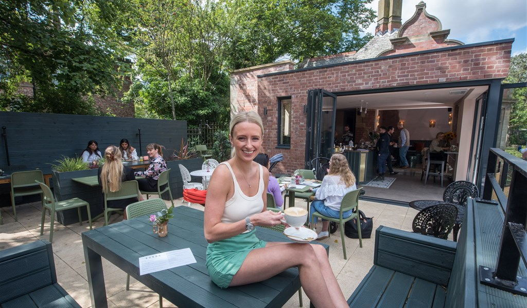 A gallery curator has reapplied her artistic flair to open a new café in Jesmond.