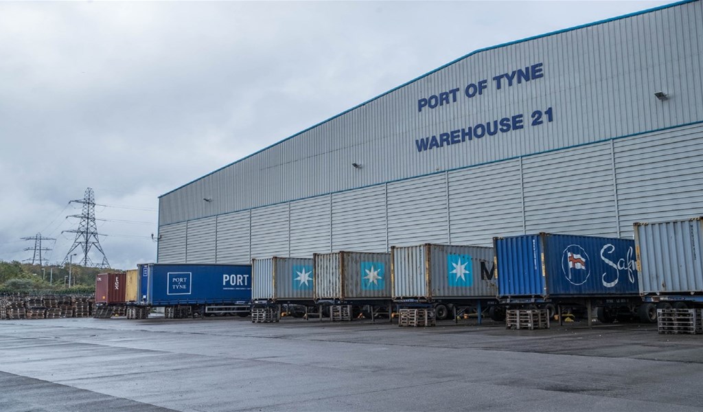 Port of Tyne hits new green milestone with net zero warehouse