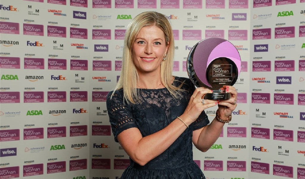 Firm celebrates second success in two years at Amazon Everywoman in Transport & Logistics Awards
