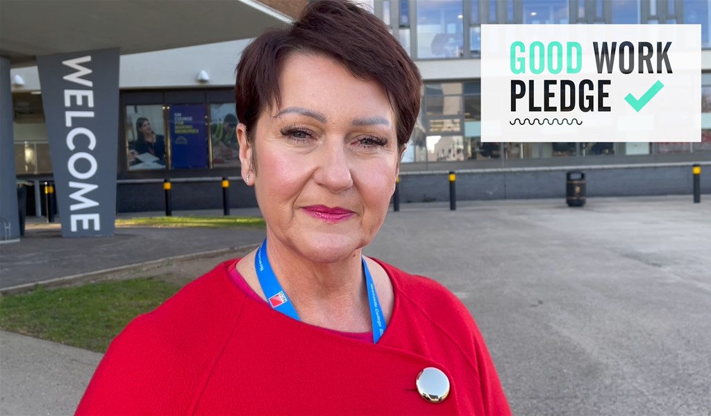 The College has been recognised as a great place to work with North of Tyne's Good Work Pledge.