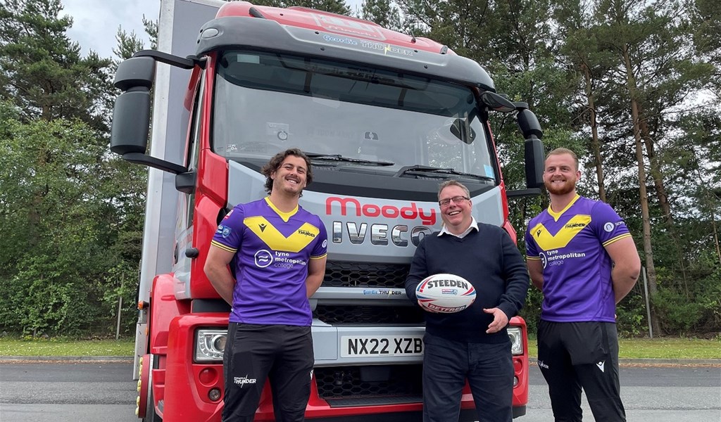 Family-run firm christens new truck 'Geordie Thunder'