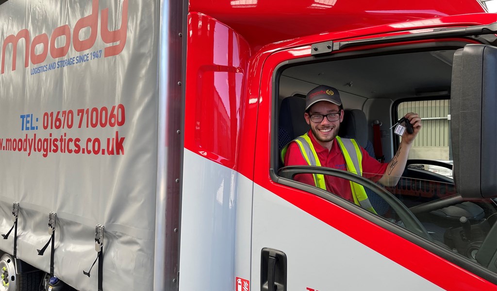 At the age of 20, Alex Elrod has passed his LGV Class 2 test
