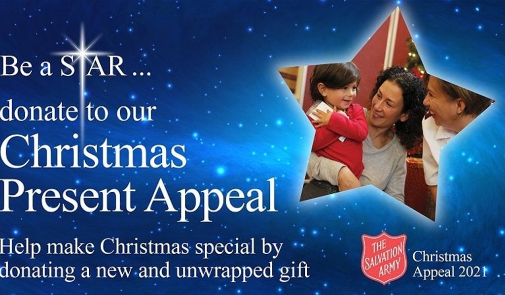 the salvation army christmas present appeal