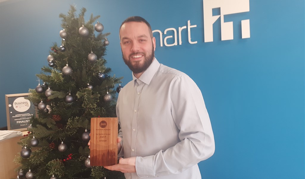 Smart IT are proud to announce that they've won the Zen Partner the Year Award.